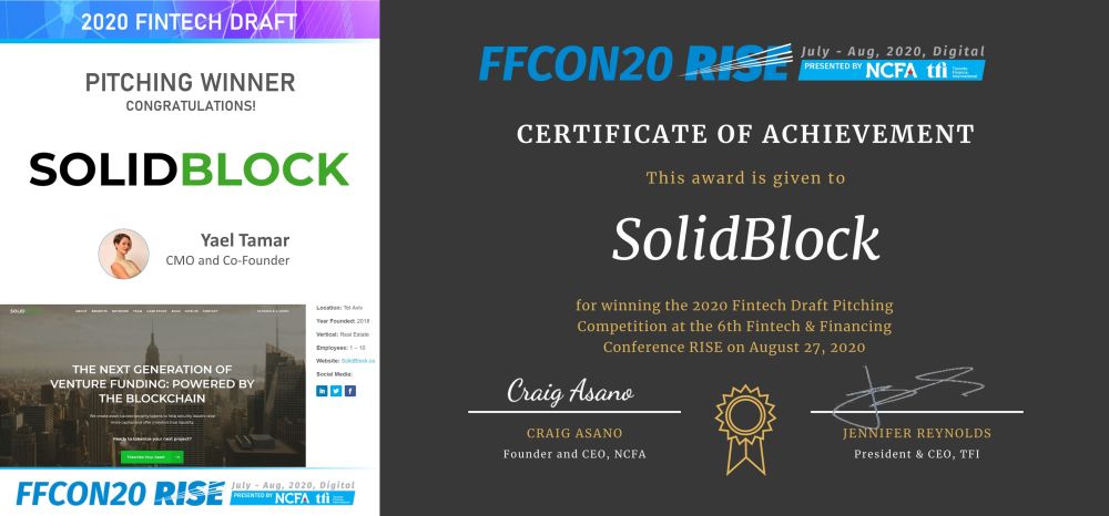 2020 Fintech Draft Pitching Winner - SolidBlock wide_