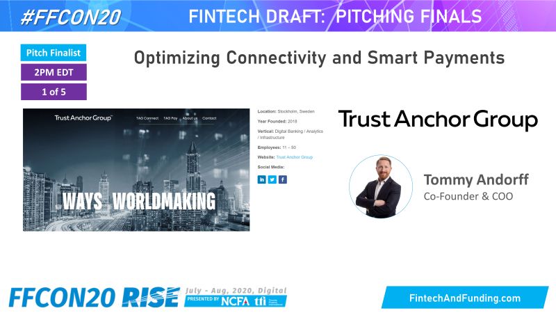 FFCON20 Pitch by Trust Anchor Group