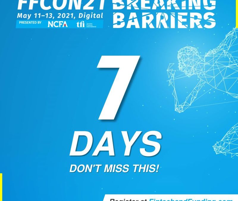COUNTDOWN:  ONLY 7 DAYS UNTIL FFCON21!